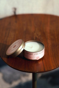 Bougie Rose &amp; Sapin
