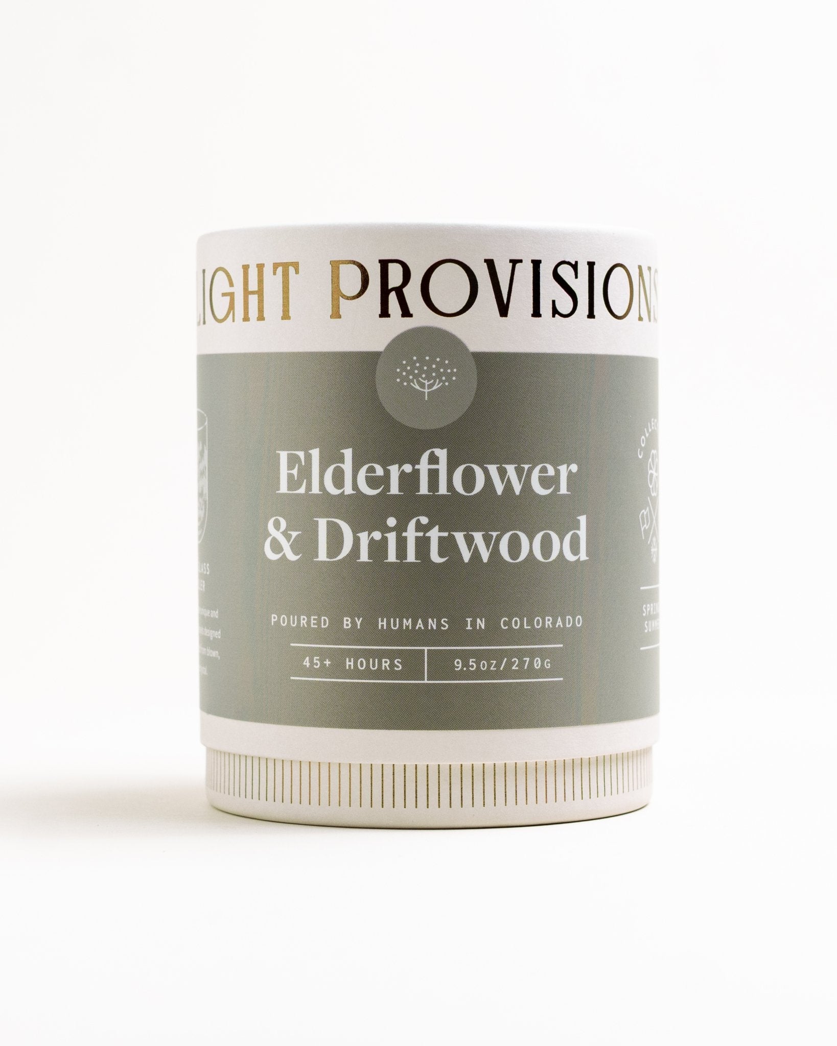 Elderflower & Driftwood Candle