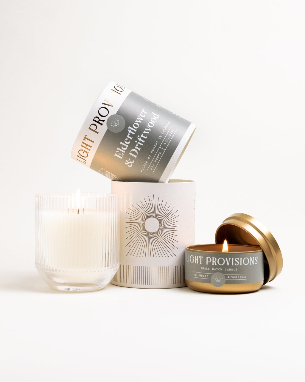 Elderflower & Driftwood Candle