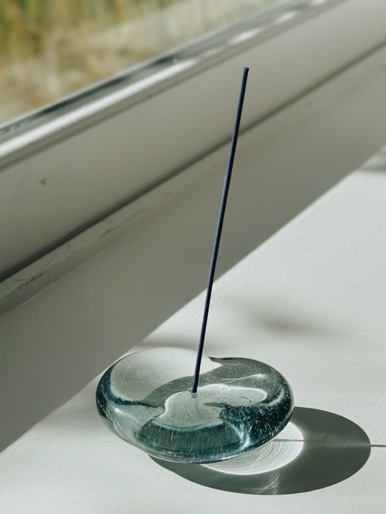 IYÉ Reborn Ripple — Recycled Glass Incense Holder | Light Provisions