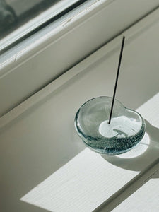 IYÉ Reborn Ripple — Recycled Glass Incense Holder | Light Provisions