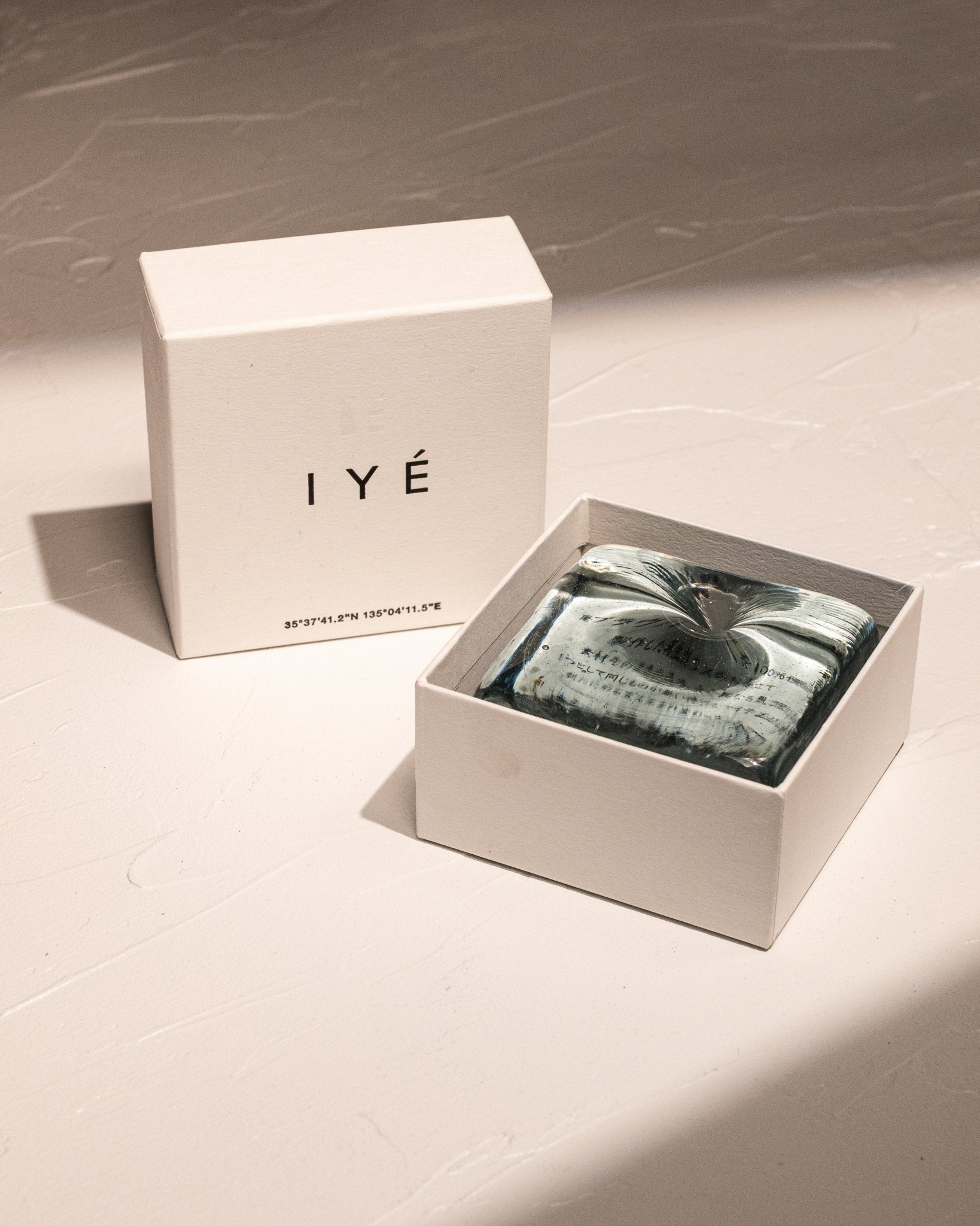 IYE Recycled Glass Incense Holder | Handmade in Japan – Light