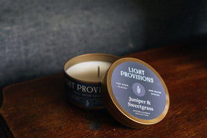 Juniper & Sweetgrass - Light Provisions - Candle