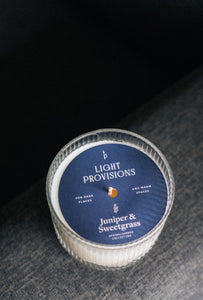 Juniper & Sweetgrass - Light Provisions - Candle