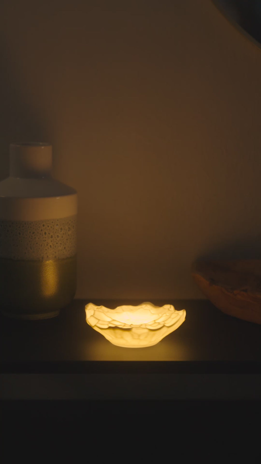 Sculptural Incense Holder & Light