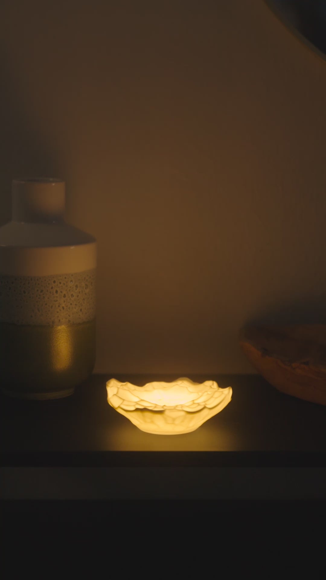 Sculptural Incense Holder & Light