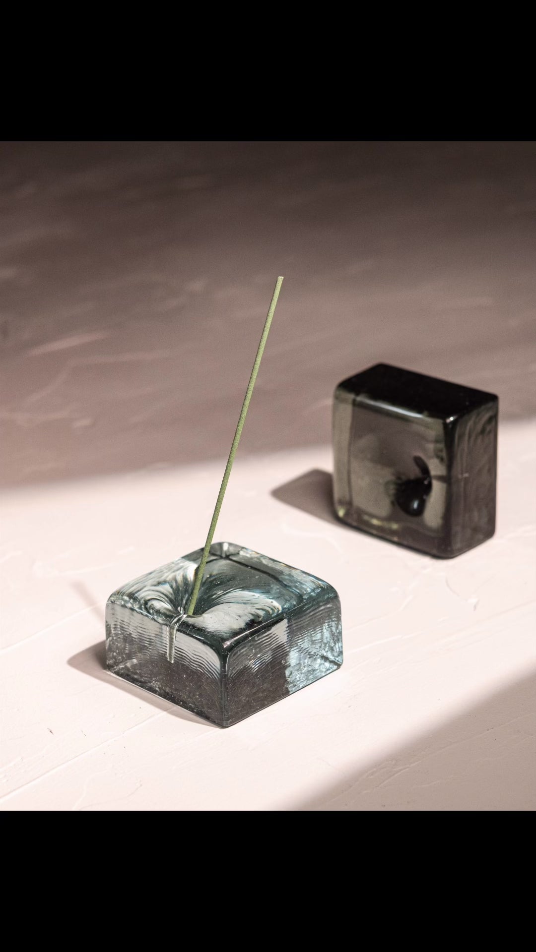IYE Recycled Glass Incense Holder | Handmade in Japan – Light