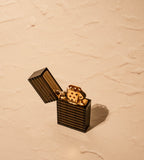 Black Tsubota Pearl Latitude lighter with open cap