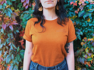Burnt Orange Embroidered Shirt - Light Provisions -