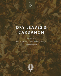 Dry Leaves & Cardamom Candle - Light Provisions - Candle