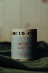 Eucalyptus & Amber Candle - Light Provisions - Candle