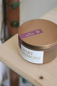 Fig & Sage Candle - Light Provisions - Candle