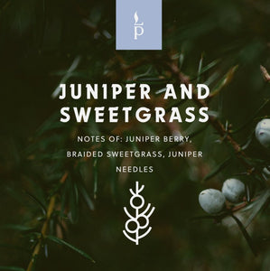 Juniper & Sweetgrass Candle - Light Provisions - Candle