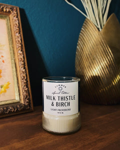 Milk Thistle & Birch - Light Provisions - Candle