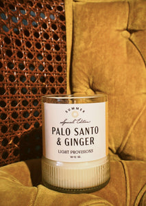 Palo Santo & Ginger - Light Provisions - Candle