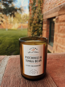 Patchouli & Tonka Bean Candle - Light Provisions - Candle