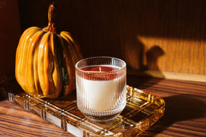 Pumpkin & Oud Wood Candle - Light Provisions - Candle
