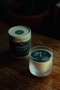 Rosemary & Cedar Candle - Light Provisions - Candle